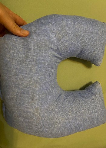 Pastel Mavi Araç Yastığı - Görsel 5