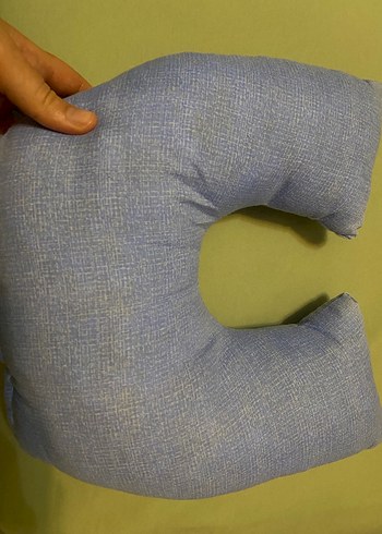 Pastel Mavi Araç Yastığı - Görsel 6