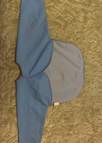 Mavi Baskılı Bebek Önlüğü - Görsel 8