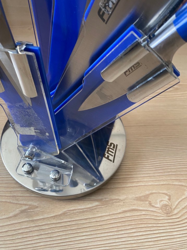 Mavi Saplı Bıçak ve Mutfak Seti - Görsel 4