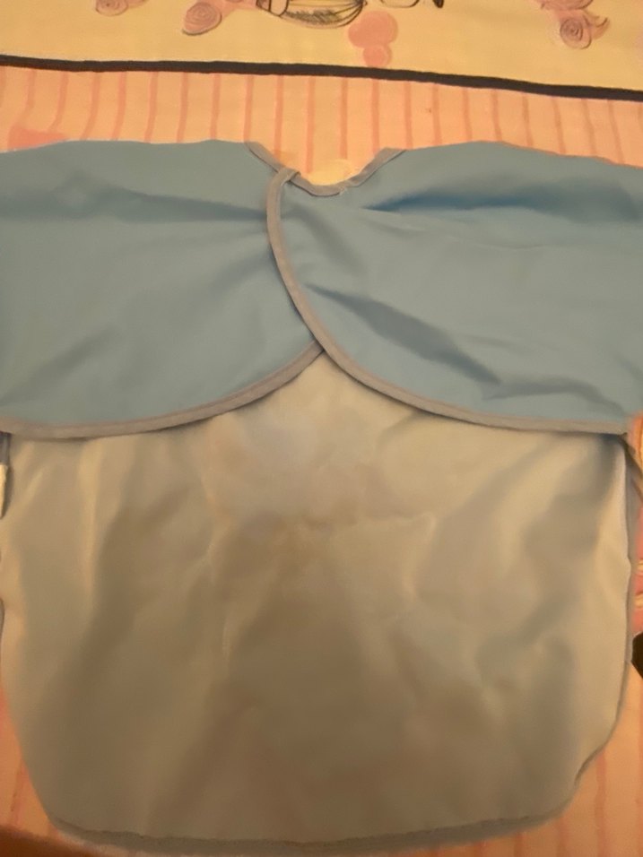 Uzun Kollu Baskılı Bebek Önlüğü - Görsel 5