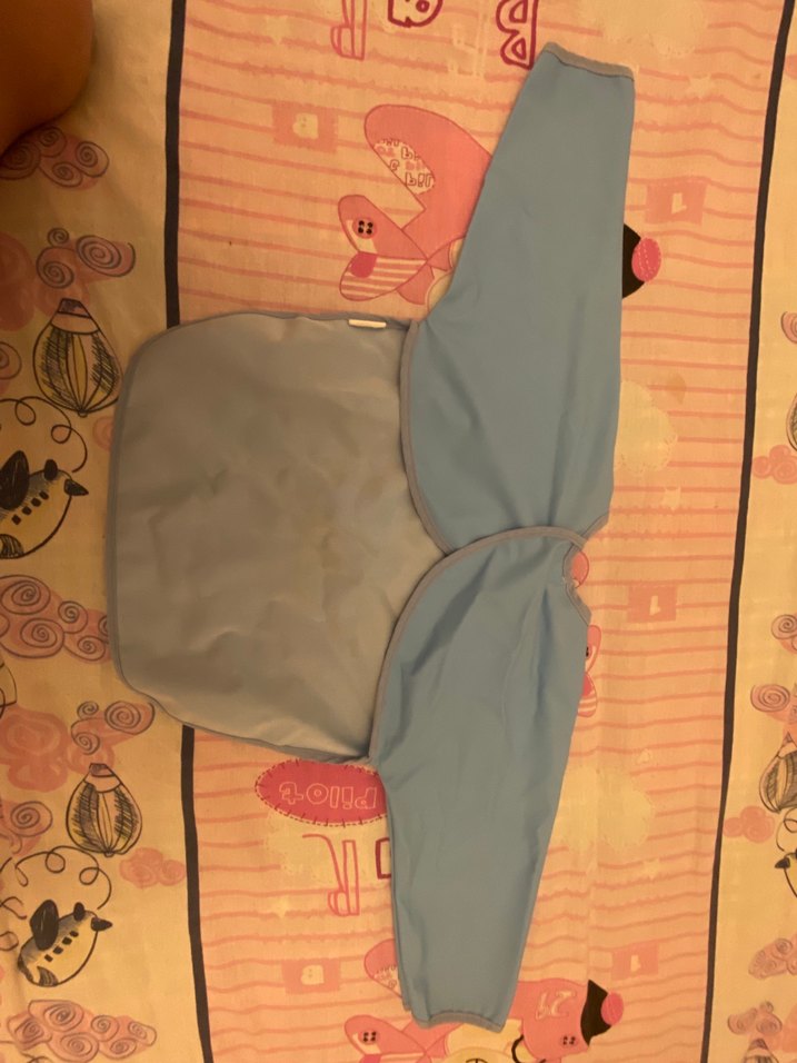 Uzun Kollu Baskılı Bebek Önlüğü - Görsel 3