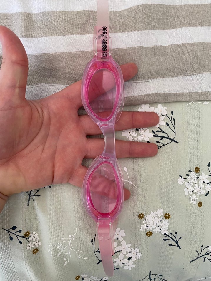 Pembe Minimalist Yüzme Gözlüğü - Görsel 4