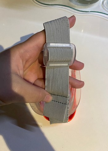 Şeffaf Turuncu Yüzücü Gözlüğü - Görsel 5