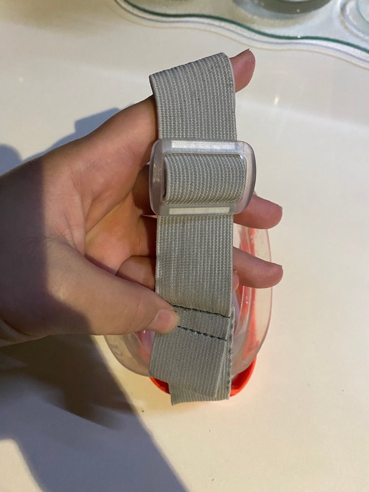 Şeffaf Turuncu Yüzücü Gözlüğü - Görsel 5