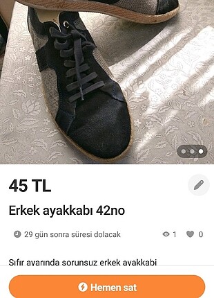 Erkek ayakkabı