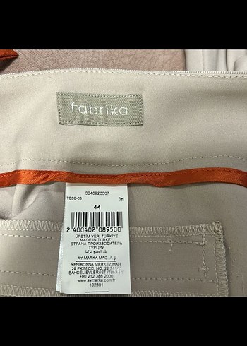 44 Beden Bej KD Pantolon - Numara 44