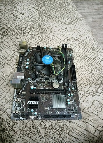 intel i3 7100+MSİ H110mpro vd