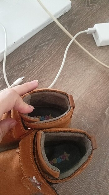 24 Beden kahverengi Renk Çocuk bot