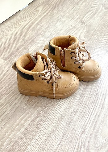 LCW STEPS Erkek Bebek Süet Bağcıklı Bot - Görsel 3