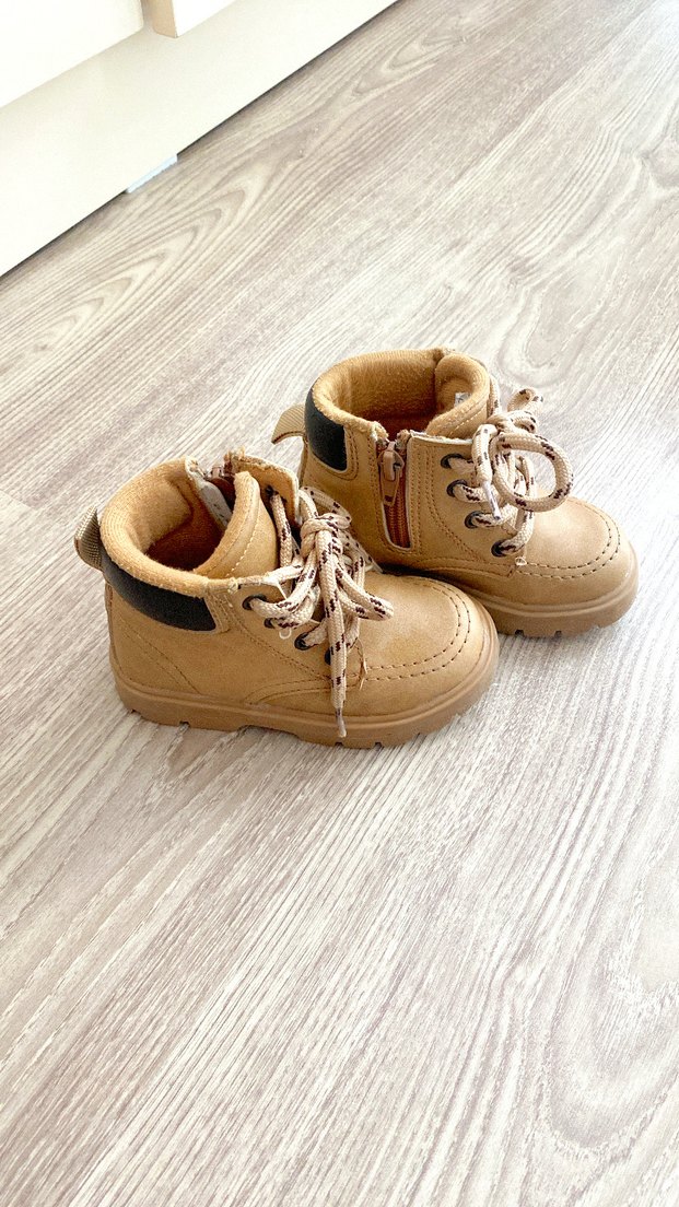 LCW STEPS Erkek Bebek Süet Bağcıklı Bot - Görsel 3