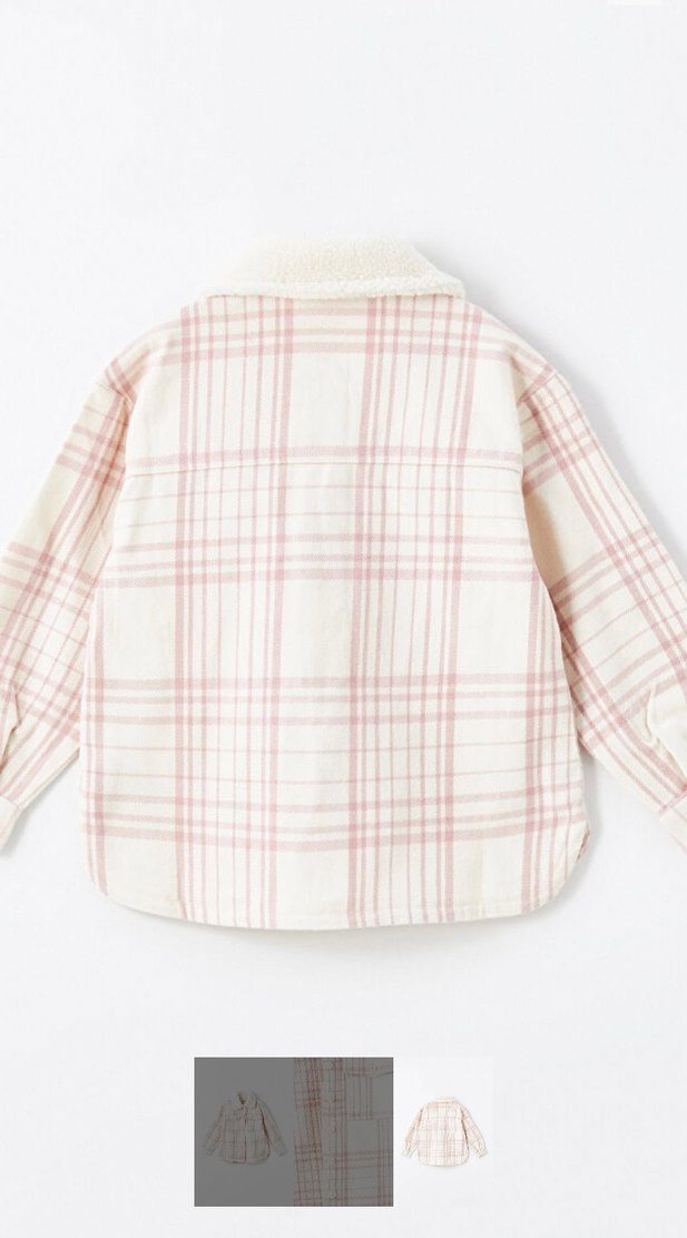 Düğmeli Uzun Kollu Kız Gömleği 7 8 yaş - Görsel 2