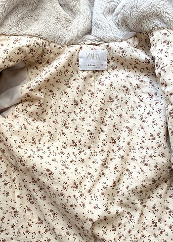 Kız Çocuk Bej Peluş zara Kaban 4 5 yaş - Görsel 3