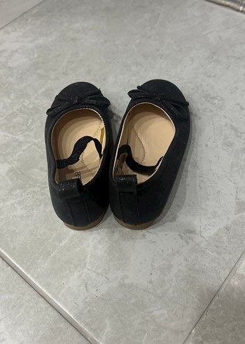 Kız Çocuk Siyah Kemerli Babet Ayakkabı - Görsel 3