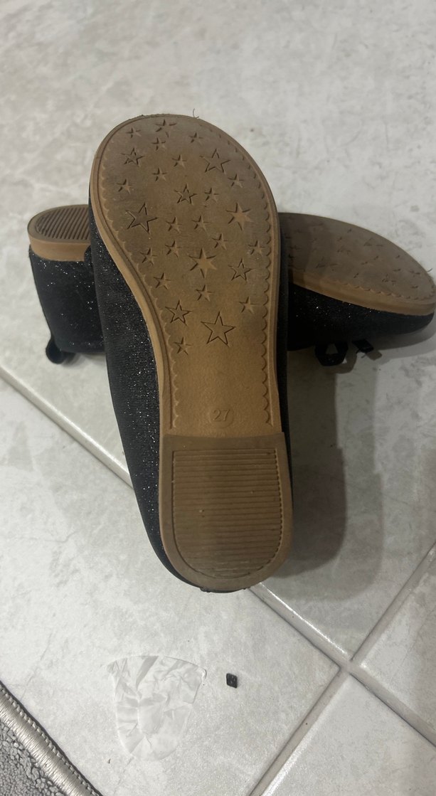 Kız Çocuk Siyah Kemerli Babet Ayakkabı - Görsel 2