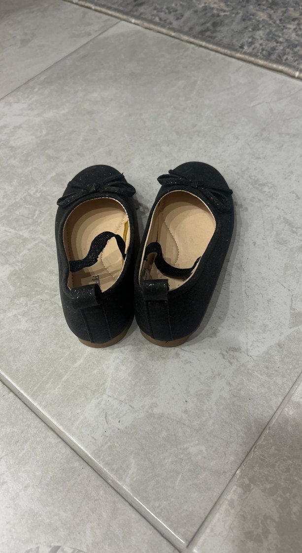 Kız Çocuk Siyah Kemerli Babet Ayakkabı - Görsel 3