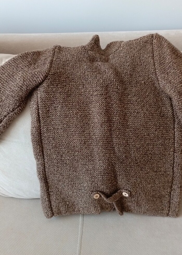 El Örgüsü Kalın Hırka (4-6 yaş) - Görsel 4