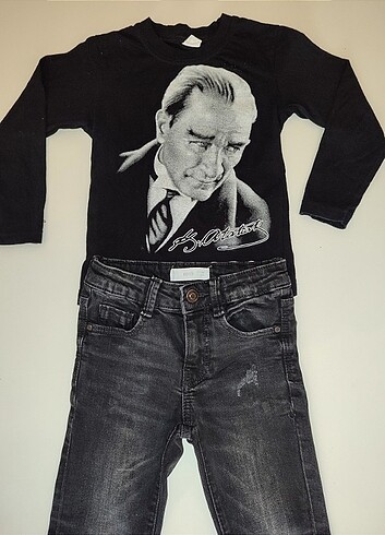 Mangoi kot pantolon _Atatürk t-shirt.
