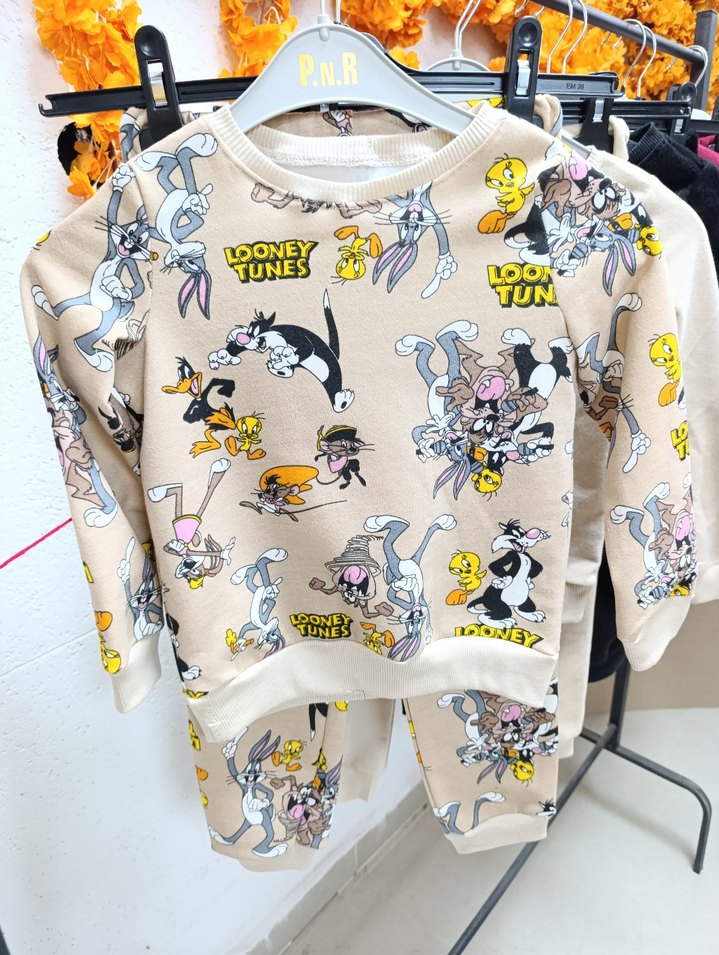 Siyah Peluş kiz Sweatshirt - Görsel 2