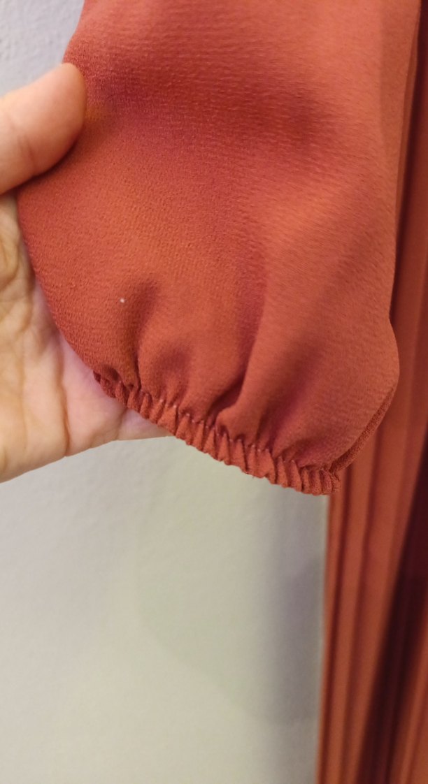 Kadın Kahverengi Piliseli Uzun tulum - Görsel 4