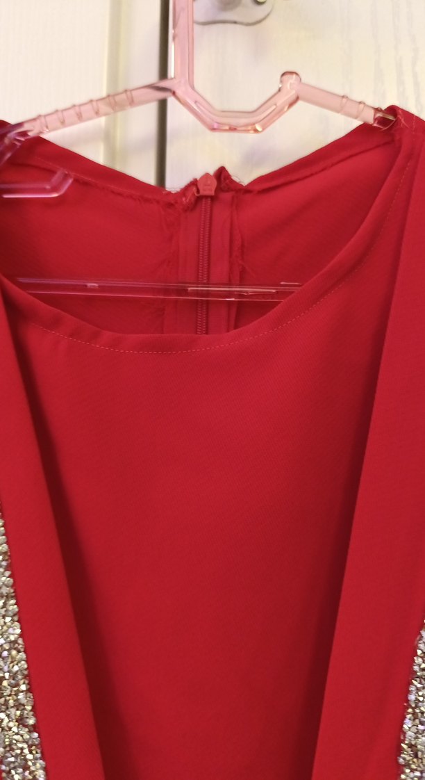 Kemer Detaylı pembe Uzun Elbise - Görsel 5