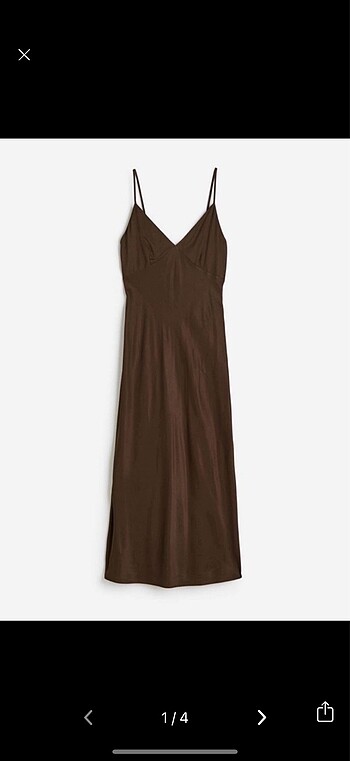 H&M acı kahve elbise