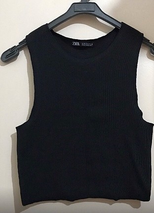 Zara siyah crop.İndirim Teklif Etmeyin.