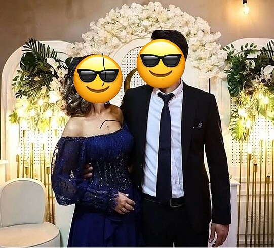 Diğer Lacivert abiye nişan elbisesi