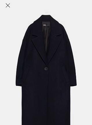 s Beden siyah Renk Oversize Kaban