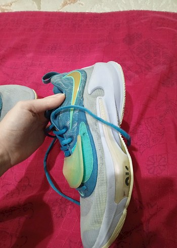 Mavi Bağcıklı ve Cırt Cırtlı Basketbol Ayakkabısı - Görsel 6