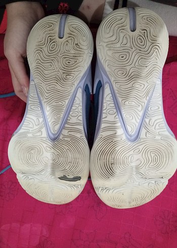 Mavi Bağcıklı ve Cırt Cırtlı Basketbol Ayakkabısı - Görsel 5