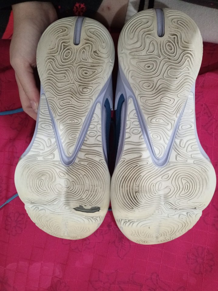 Mavi Bağcıklı ve Cırt Cırtlı Basketbol Ayakkabısı - Görsel 5