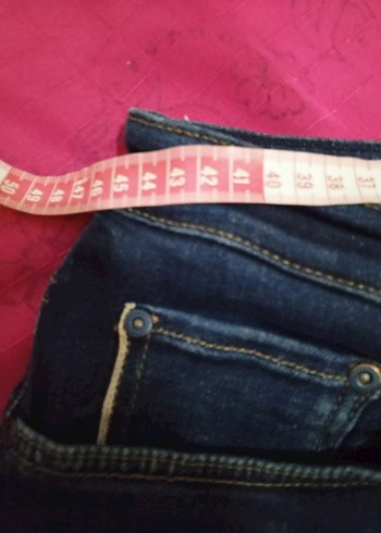 Erkek Lacivert Regular Fit Denim Jean - Görsel 4