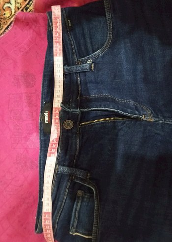 Erkek Lacivert Regular Fit Denim Jean - Görsel 3