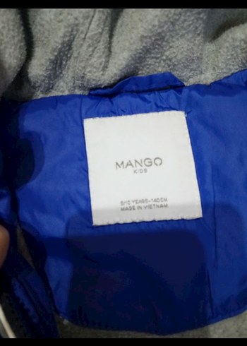 Kapüşonlu Mavi Erkek Çocuk Mont - Görsel 2