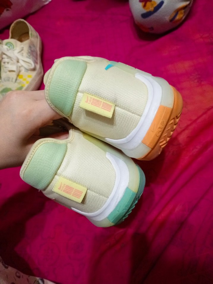 Pastel Tie-Dye Bağcıklı Basketbol Ayakkabısı - Görsel 3