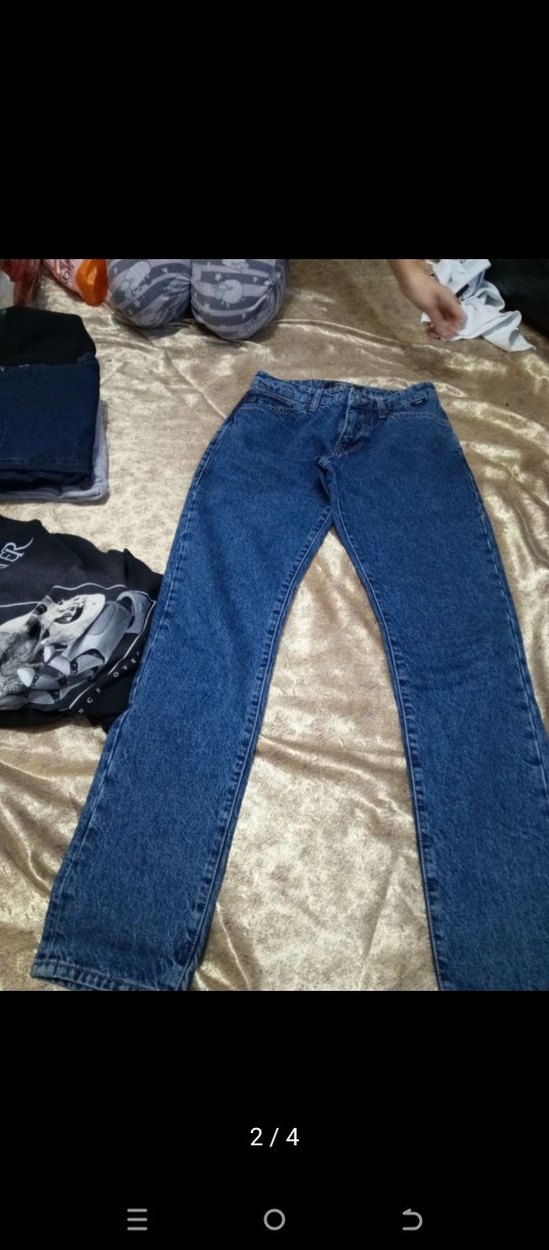 Mavi Kemerli Normal Boy Denim Pantolon - Görsel 2