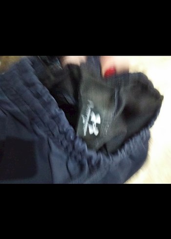 Lacivert Beli Bağlamalı Rahat Eşofman - Görsel 2