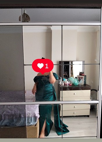 Abiye Kadın Drapeli Uzun Yeşil Straplez Elbise