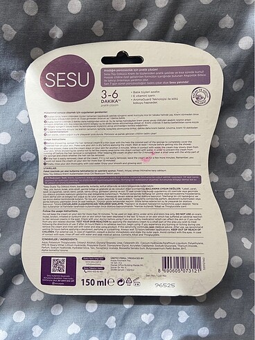 Diğer Sesu duşta tüy dökücü krem