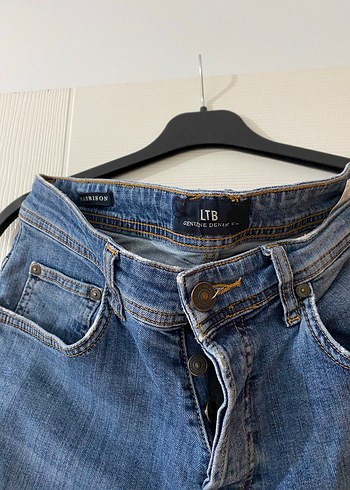 Gri Mavi Erkek Denim Jean Pantolon - Görsel 4