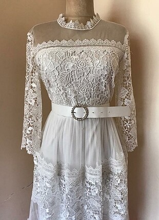 Designer Beyaz elbise