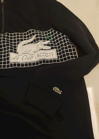 Lacoste Erkek LACİVERT Fermuarlı Boğazlı Sweatshirt