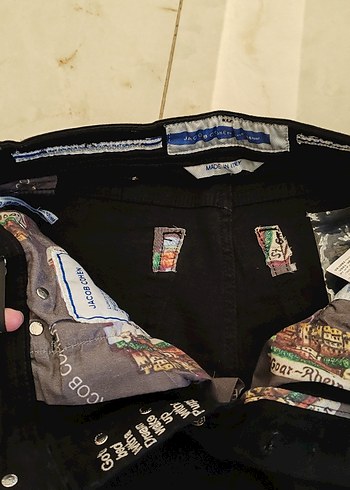 Erkek Siyah Regular Fit Kot Pantolon - Görsel 5