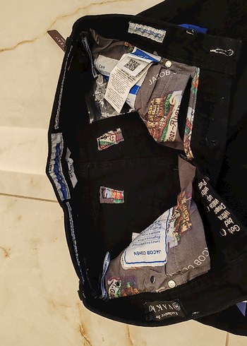 Erkek Siyah Regular Fit Kot Pantolon - Görsel 4