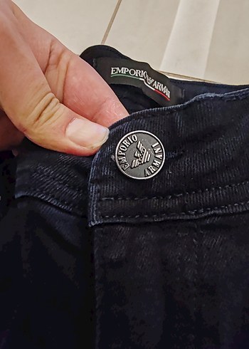 ORJ EMPORİO ARMANİ ERKEK KOT PANTOLON - Görsel 3