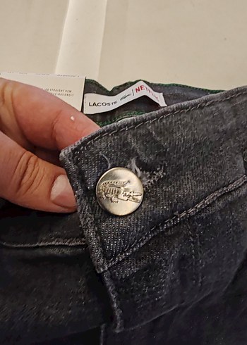 Gri Regular Fit Kemerli Erkek Denim Pantolon - Görsel 3