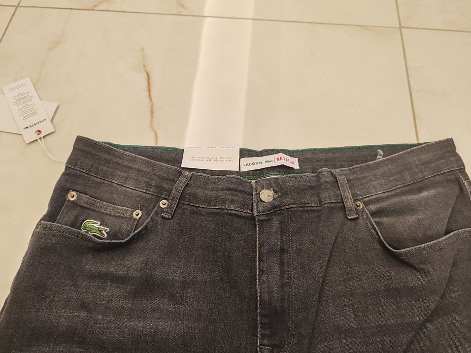 Gri Regular Fit Kemerli Erkek Denim Pantolon - Görsel 2