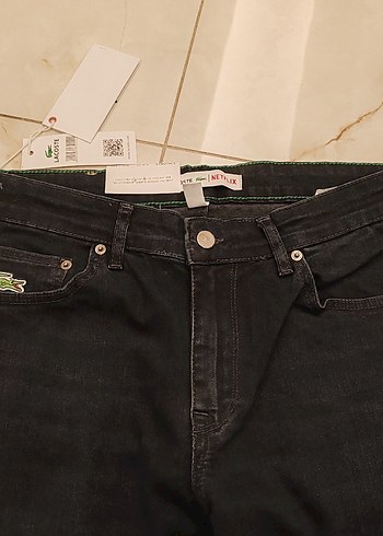 ORJ ESKİ SEZON LACOSTE KOT PANTOLON - Görsel 3