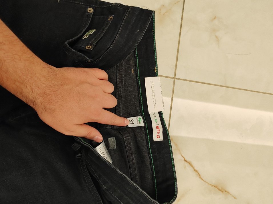 ORJ ESKİ SEZON LACOSTE KOT PANTOLON - Görsel 5